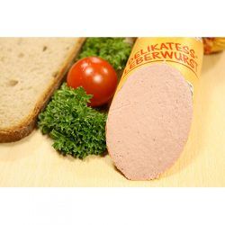 Delikatess Leberwurst · Paté de hígado