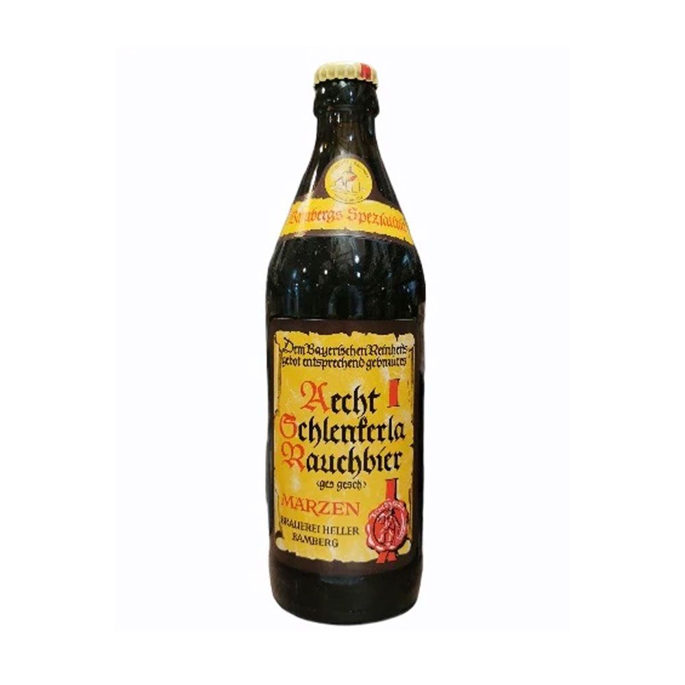 Botella de cerveza ahumada 0.5 l. de Bamberg