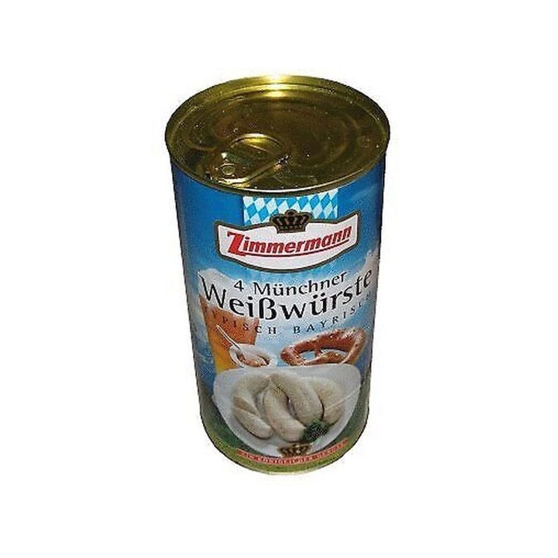 Salchichas envasadas Weisswurst de Zimmermann