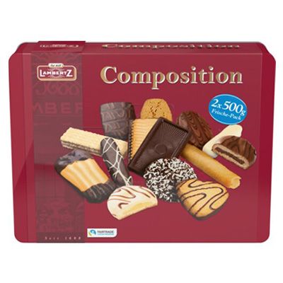 Galleta surtida lata de 1 Kg.
