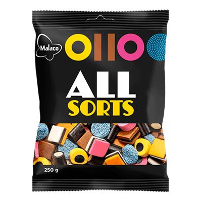 Gominolas suecas 400 g.