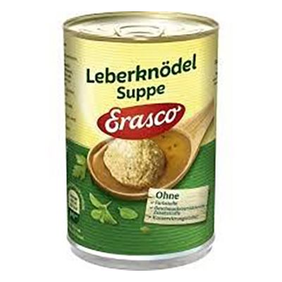 Sopa de albóndigas de hígado Erasco