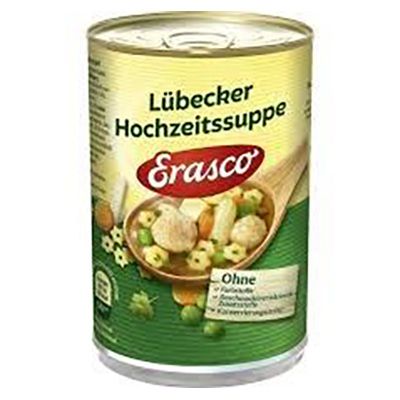 Sopa de boda Lübecker Erasco